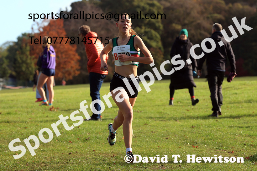 Womens Under-18s 2026 Northern Cross Country Relays, Graves Park, Sheffield. Photo: David T. Hewitson/Sports for All Pics